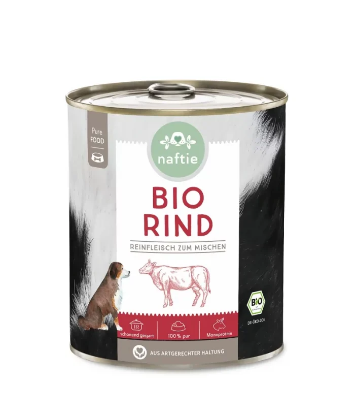 Hundefutter Bio Rind Naftie
