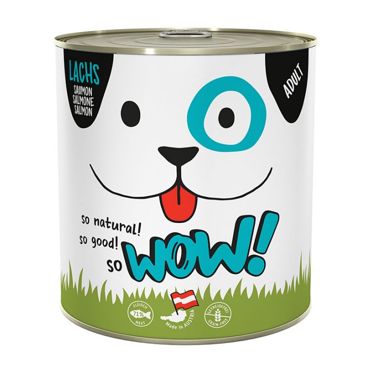Hundefutter WOW Lachs Adult