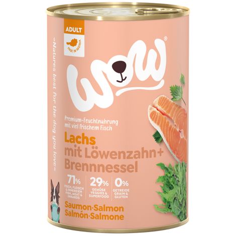Hundefutter WOW Lachs