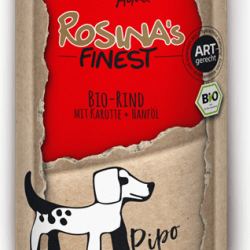 Hundefutter Rosinas Finest Bio Rind