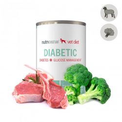 Nutricanis Hundefutter Nassfutter Diabetes Lamm und Brokkoli, Allergiker geeignet, glutenfrei